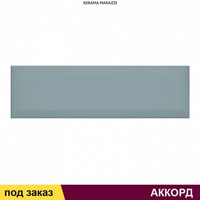 Плитка  для облиц. стен  АККОРД 8,5*28,5 зеленый темный грань  (1 сорт)